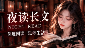 深夜阅读主题配图
